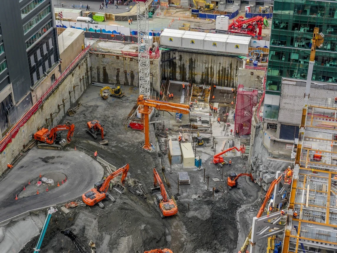 Commercial Bay- building the CRL tunnels