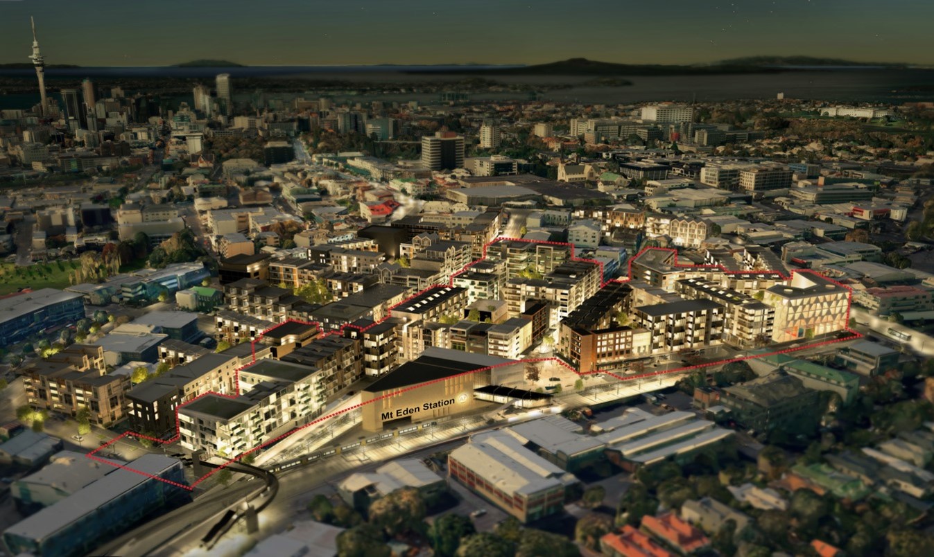 STATION: The upgraded station (above) will include additional platforms and a new building.