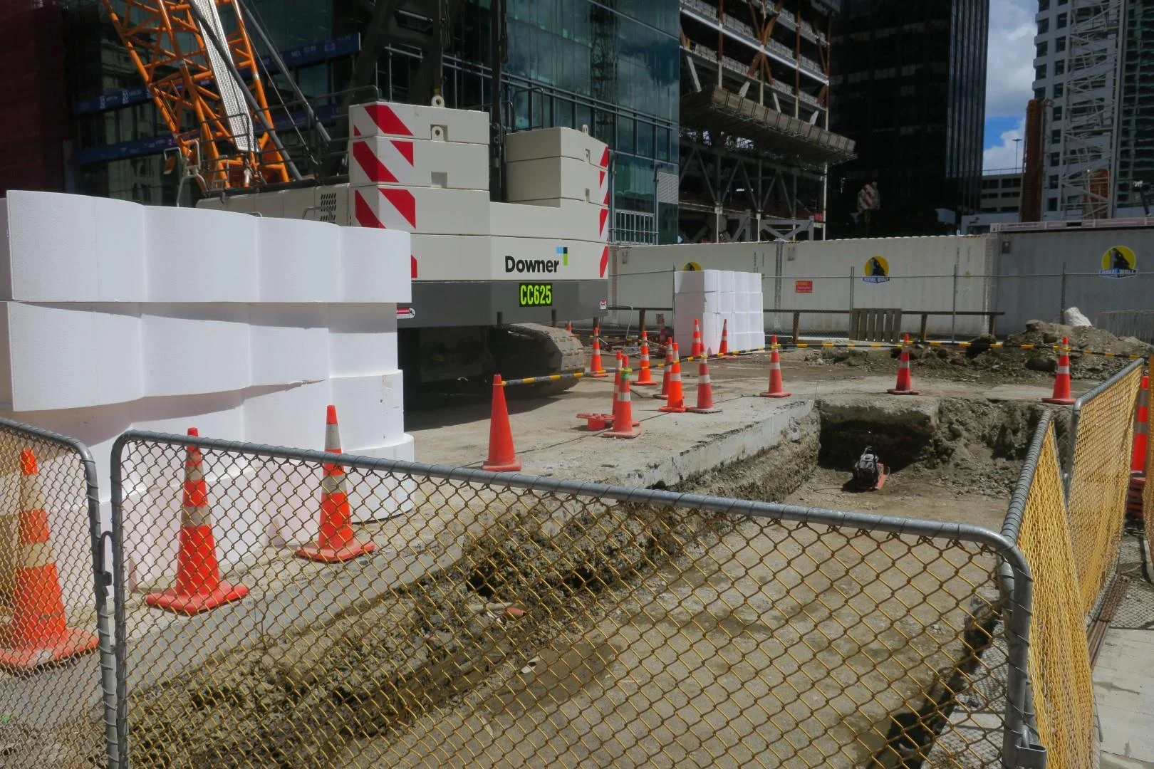 CRL construction Lower Queen Street March 2018