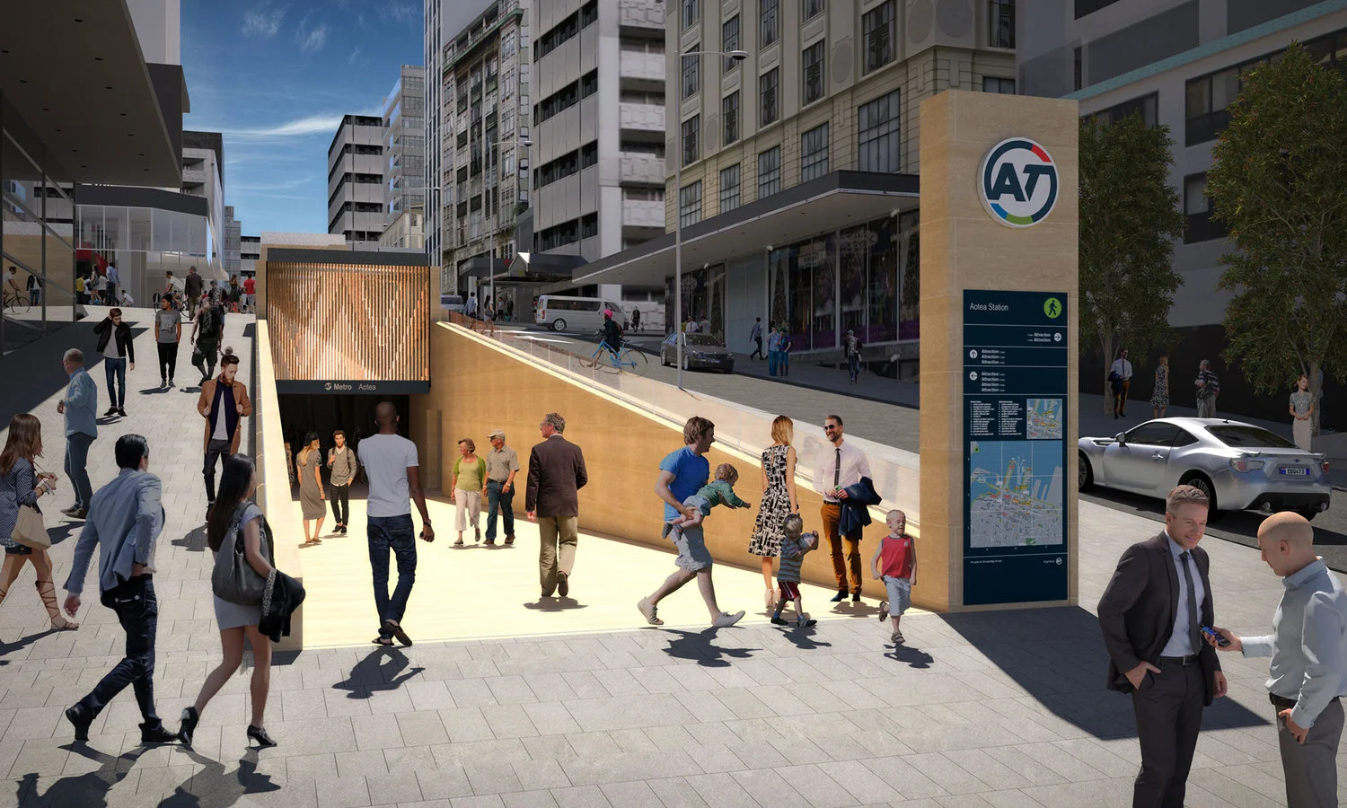 CRL’s Aotea Station concept design
