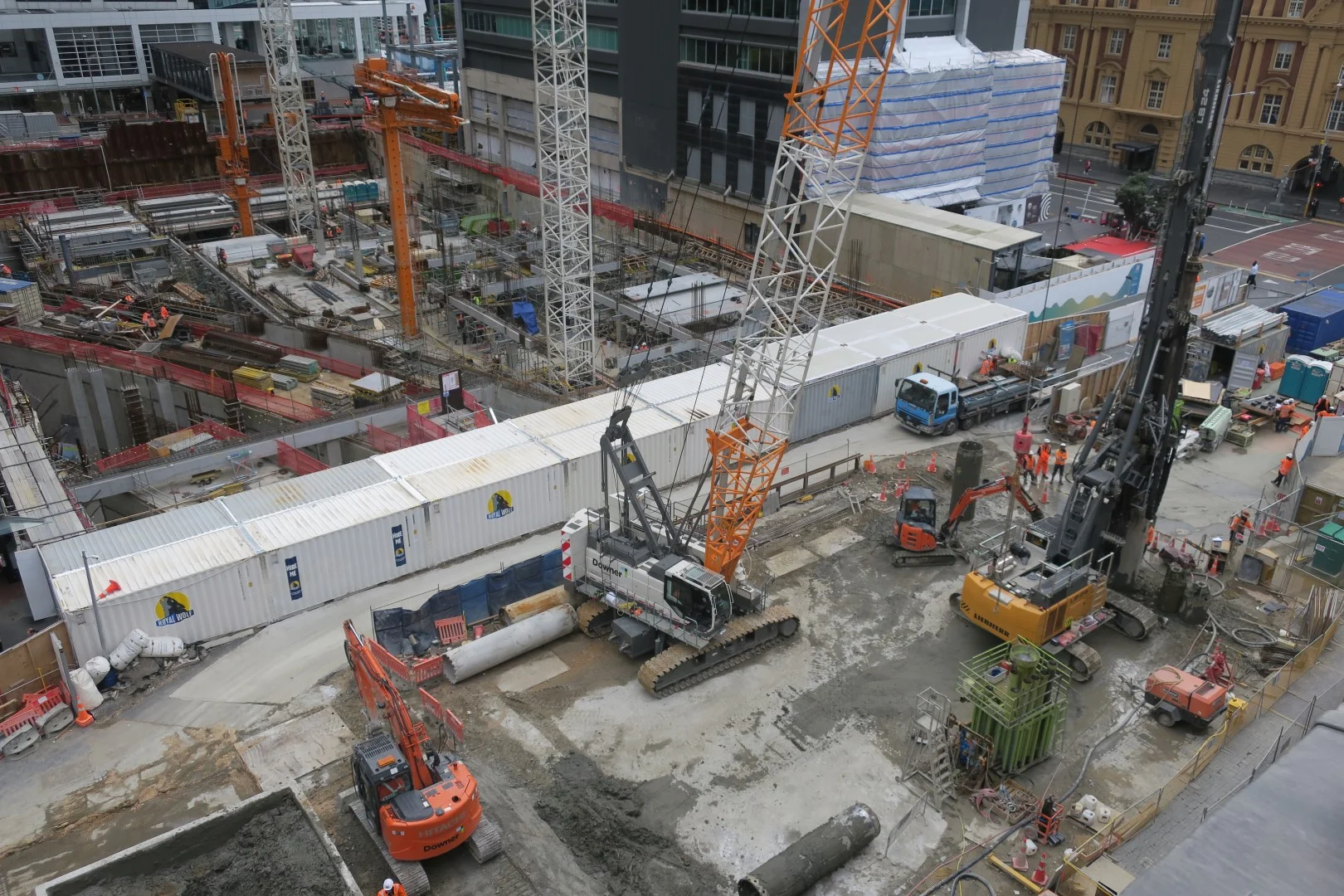 CRL construction Lower Queen Street March 2018