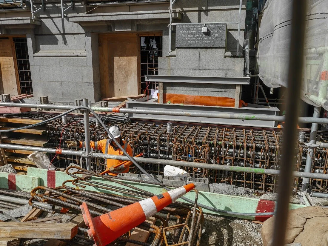 CRL construction Lower Queen Street March 2018