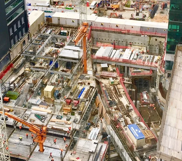 Commercial Bay CRL tunnel construction March 2018