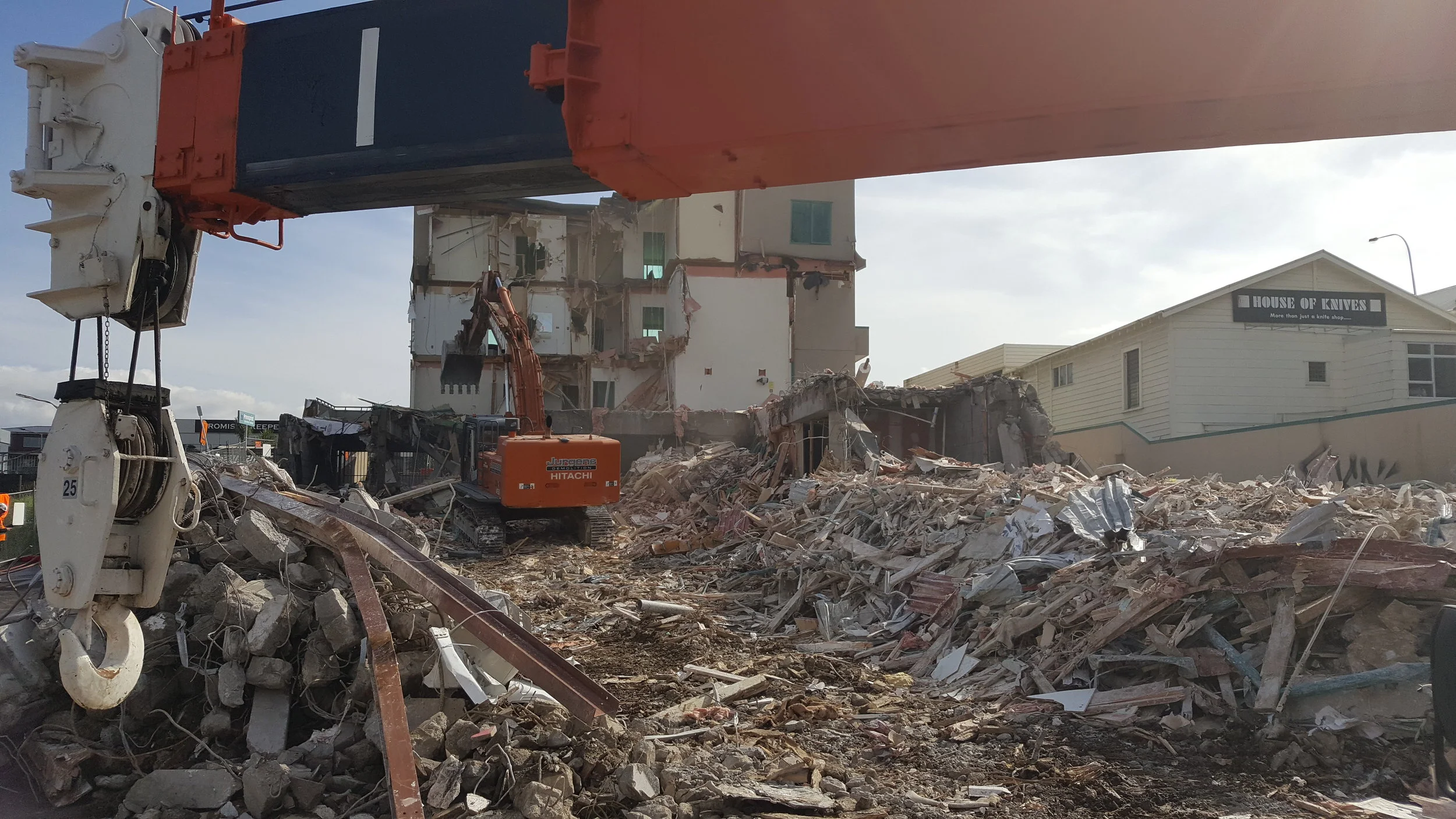 Demolition of an apartment block was needed before CRL’s C6 stormwater diversion could start