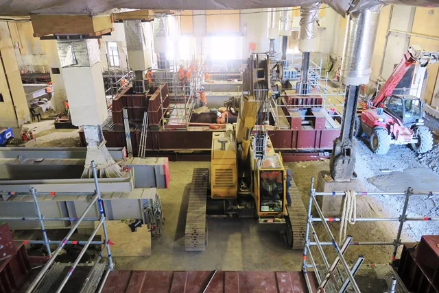 CRL construction inside the Chief Post Office May 2018