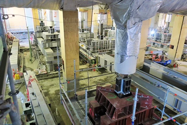 CRL construction work inside the Chief Post Office.