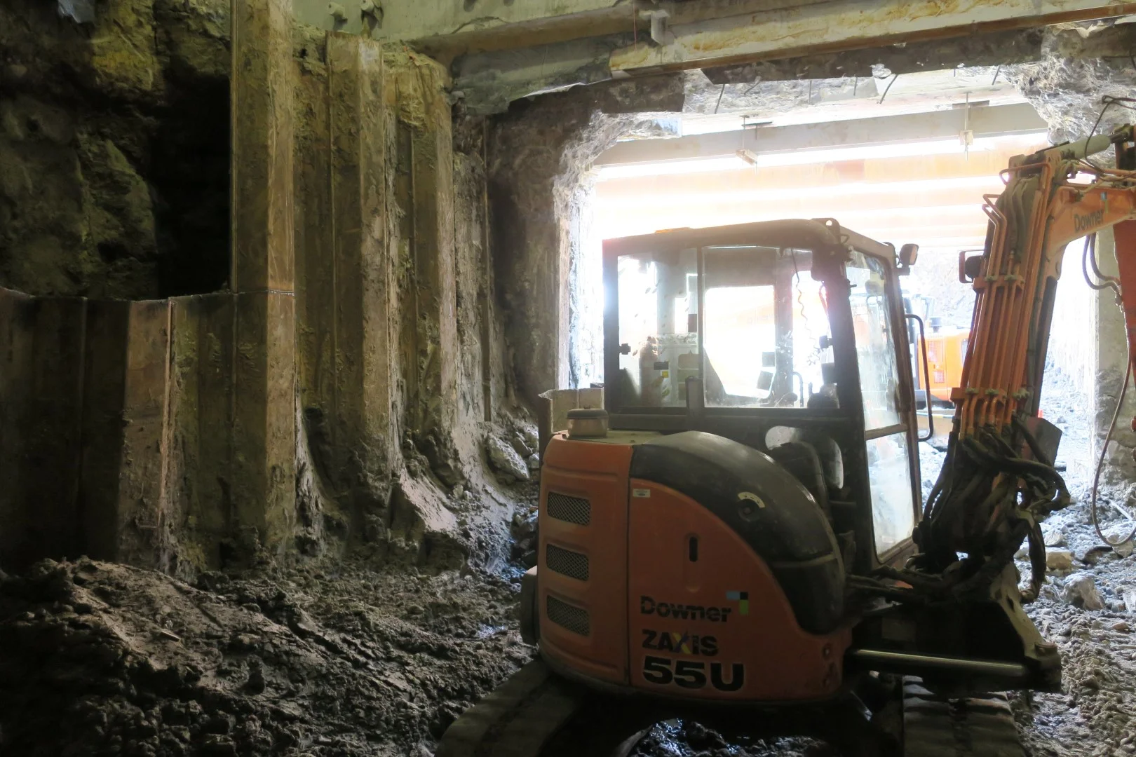  CRL trench construction Albert Street 