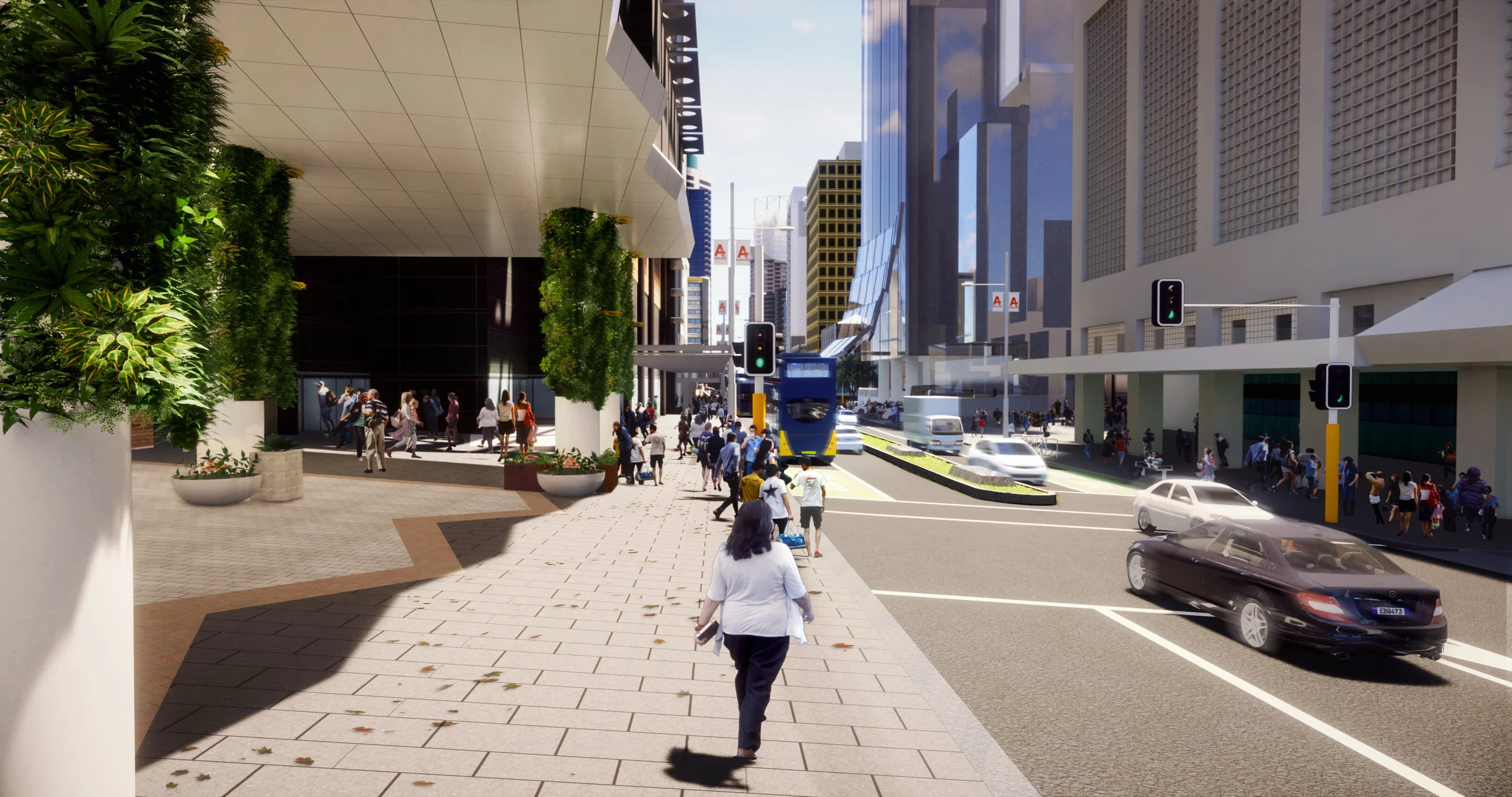 Albert St post CRL Jan 2019