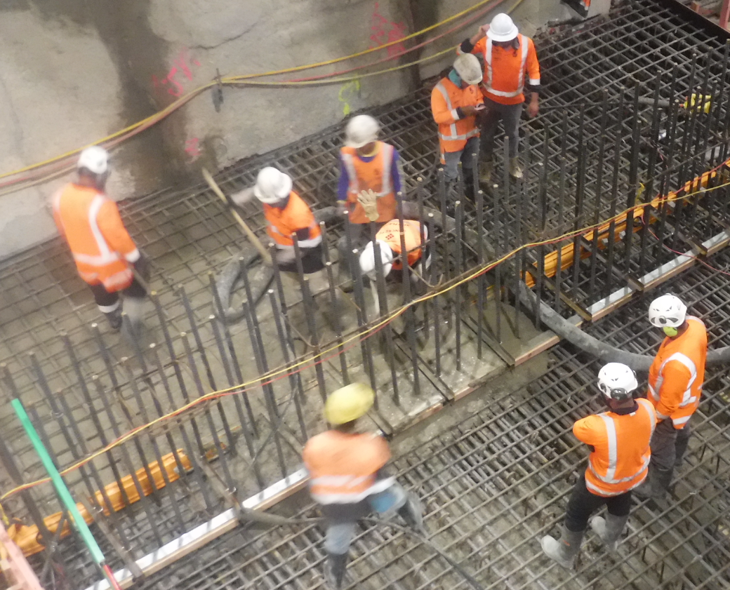   Work has started on construction of the first of the two rail tunnel boxes to be built under the heritage-listed Chief Post Office (CPO) building in lower Queen Street.   