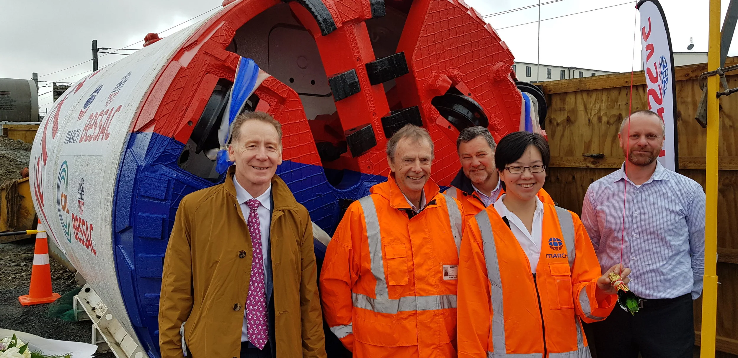 Copy of CRL team at the ceremony - CRLL CEO Dr Sean Sweeney, Roly Frost, Jonathan Dudman, Jenny Chu and Scott Elwarth