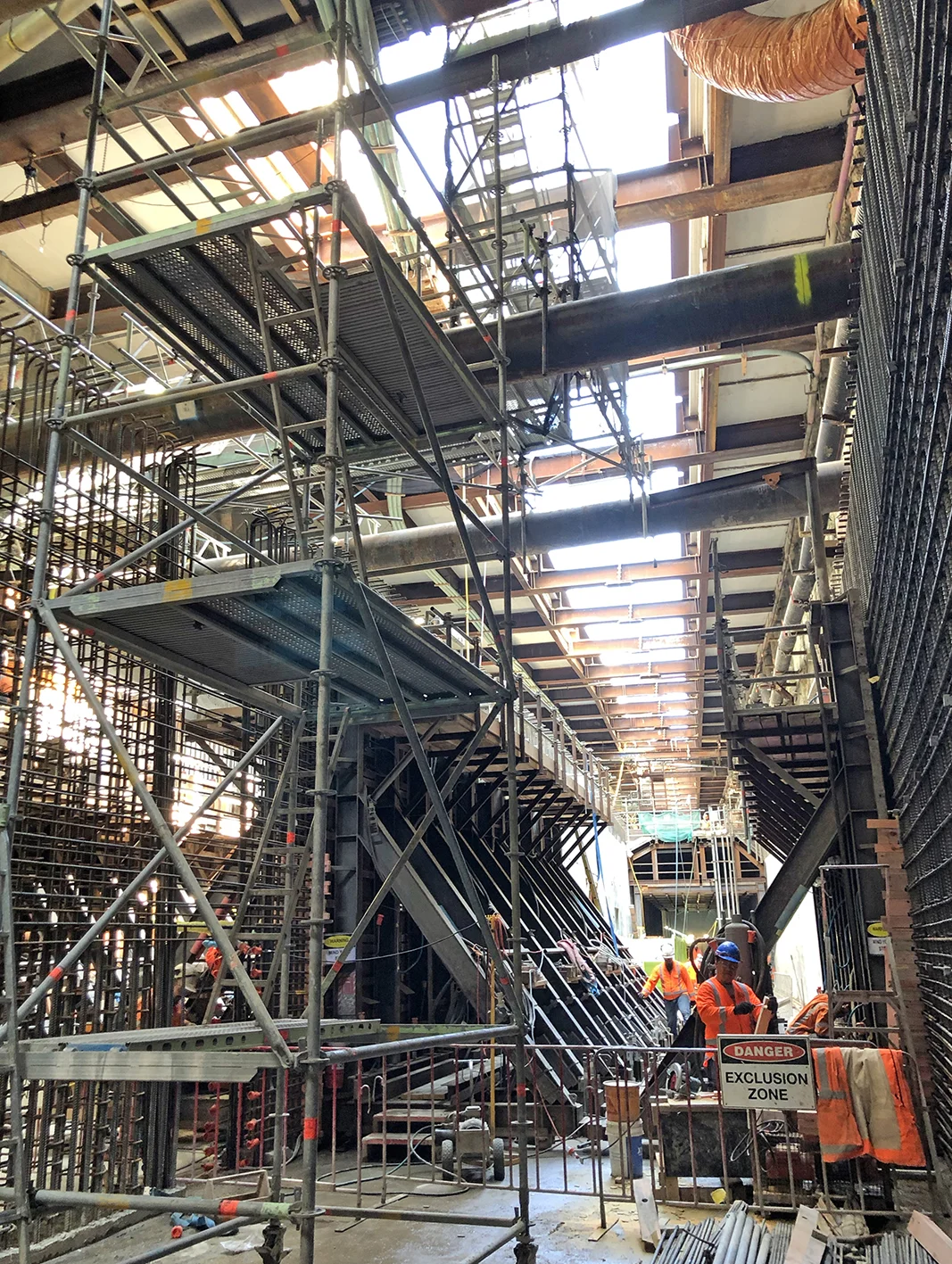 Tunnel construction CPO and Lower Queen St March 2019