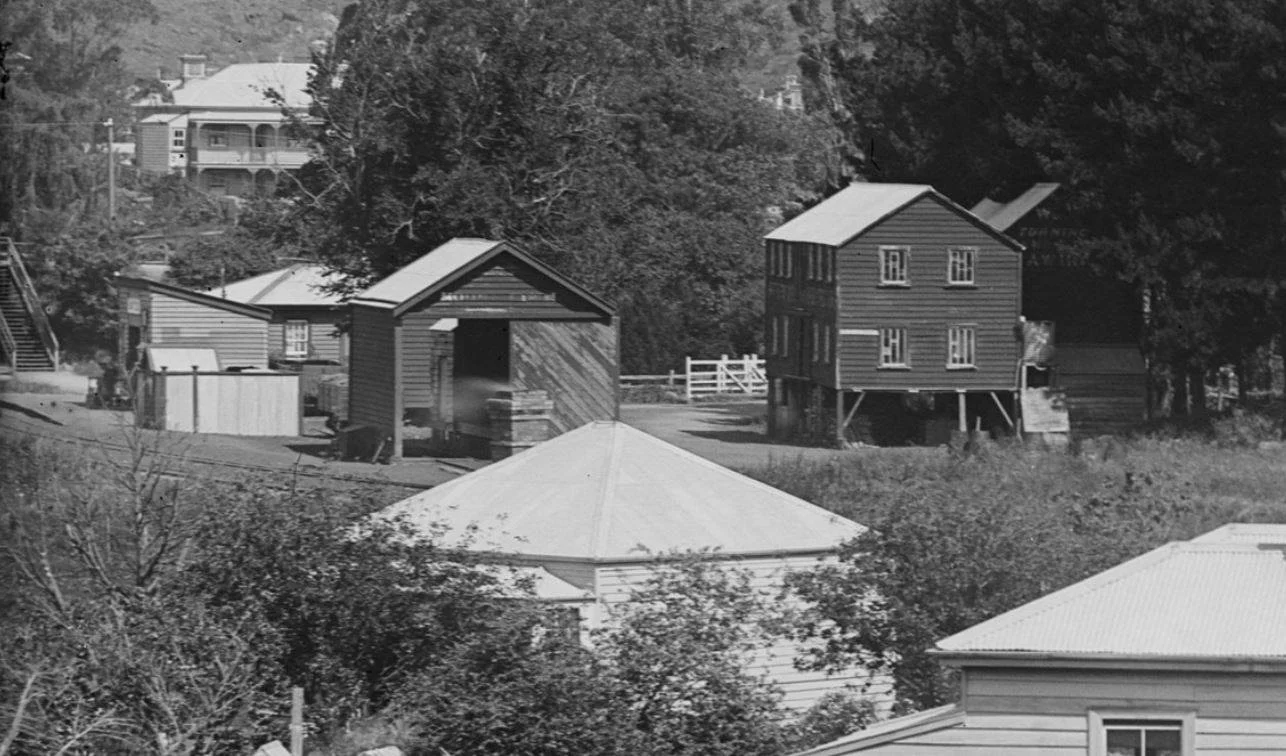 EARLY DAYS: This image from around the 1880s from the Te Papa Collection is believed to show in the far left the first Mt Eden railway station