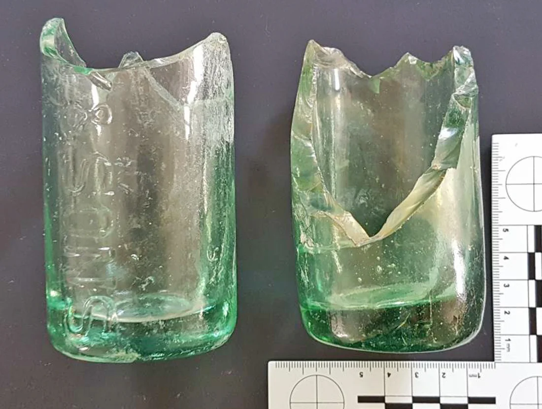 LAMONT: Lamont patent bottles. One bottle has partial embossing indicating J.Grey & Sons and the number 449