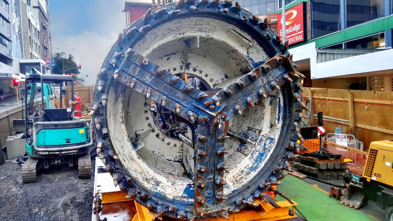 In late April 2017, Valerie was pulled out of the Victoria Street shaft after finishing the stormwater work