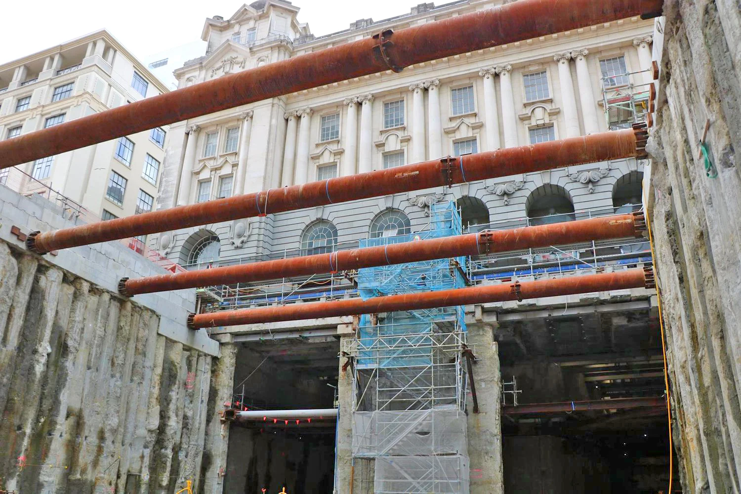 Twin tunnels appearing under CPO building