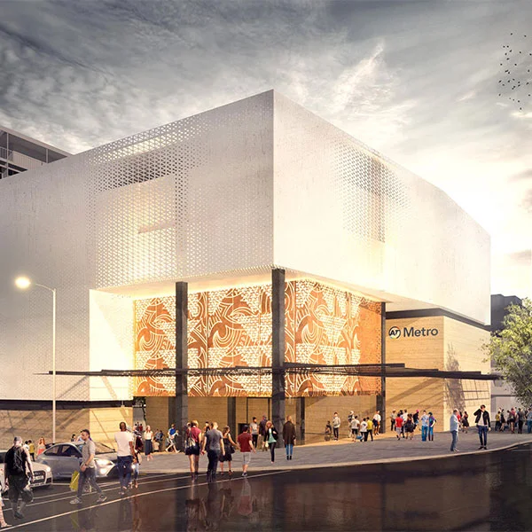 Aotea Station design photo archive