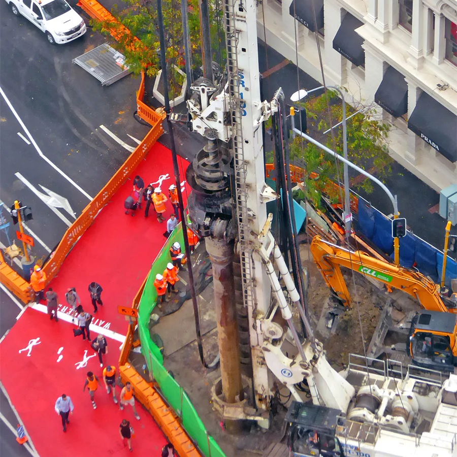 Gomer piling rig photo archive