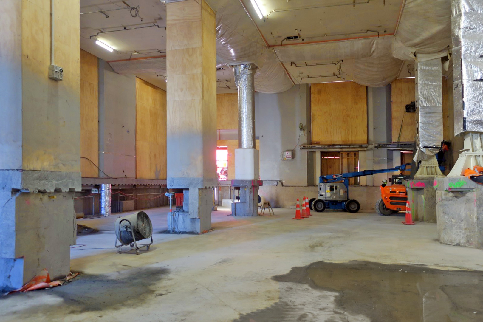  CRL construction work inside the Chief Post Office August 2017 