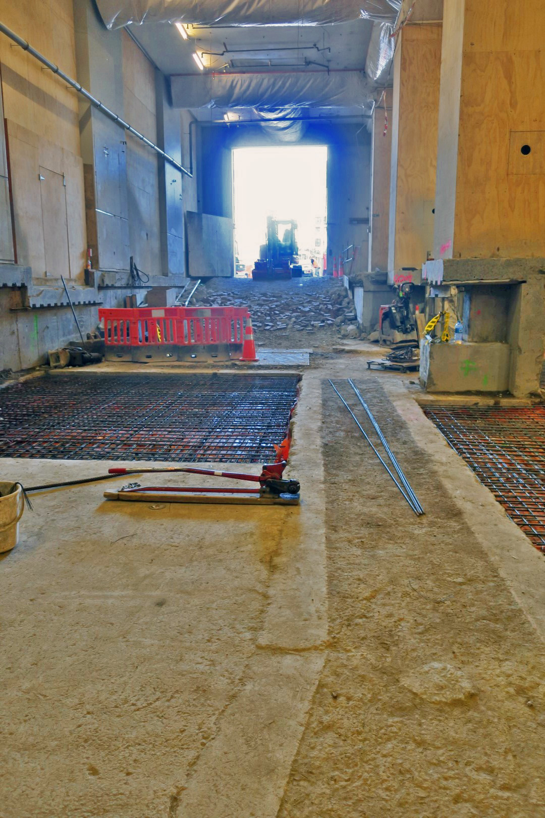  Early CRL construction work inside the Chief Post Office August 2017 