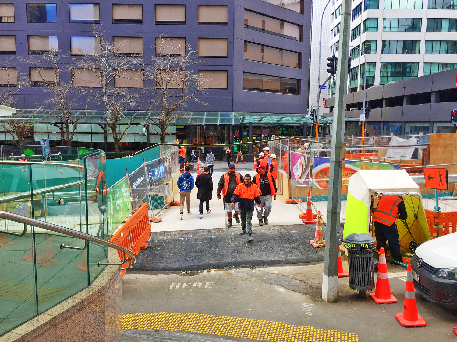  Pedestrian bridge at Swanson and Albert Streets 