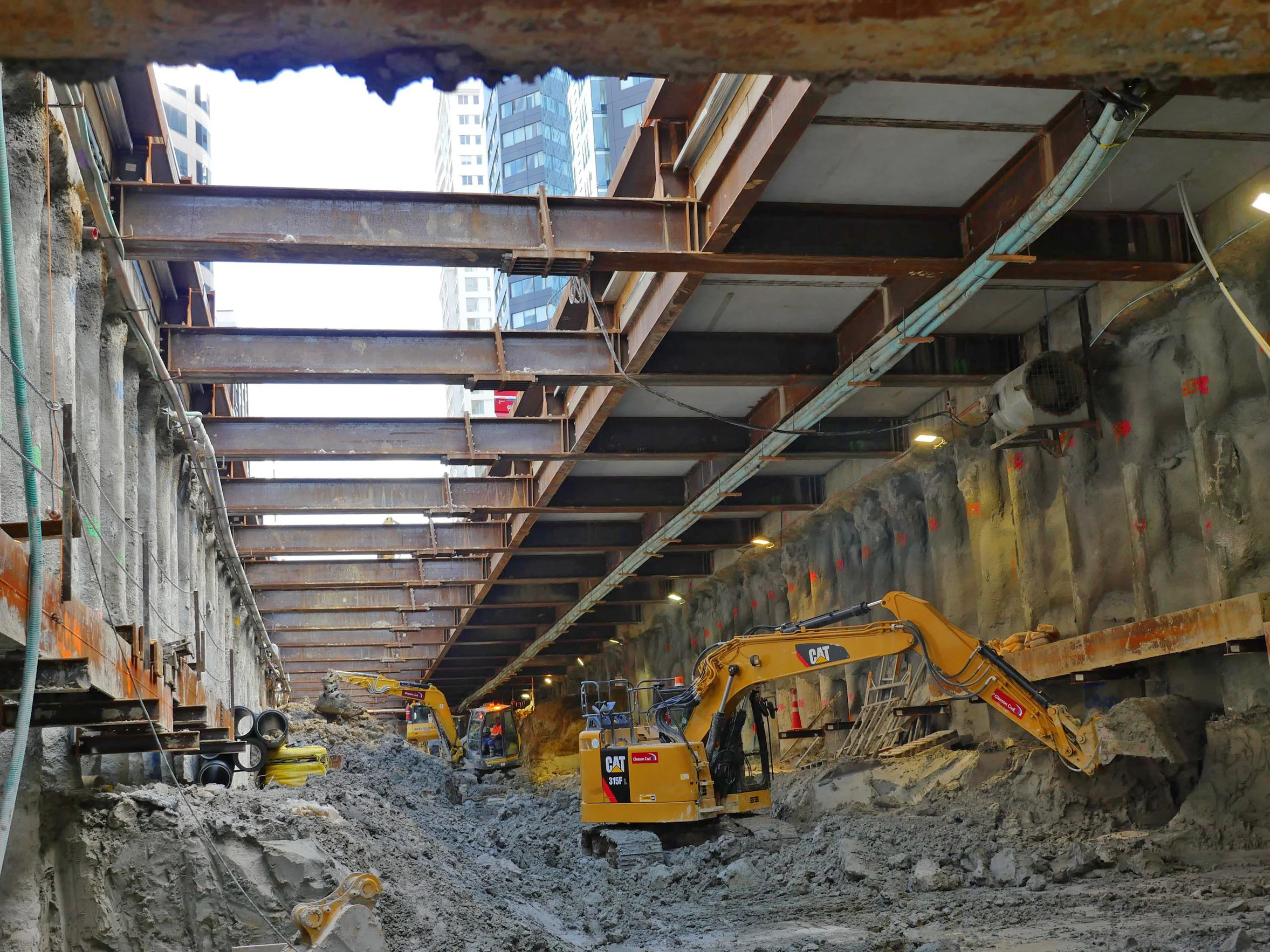 CRL construction Albert Street October 2017