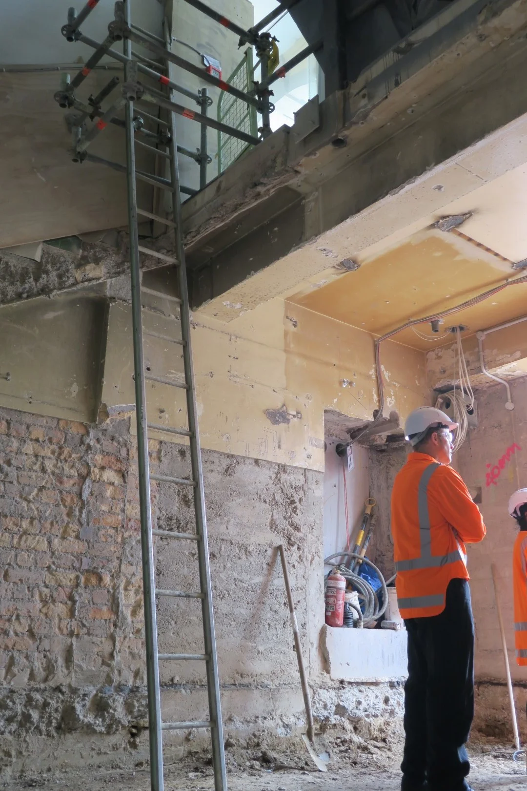 CRL construction work inside the Chief Post Office December 2017