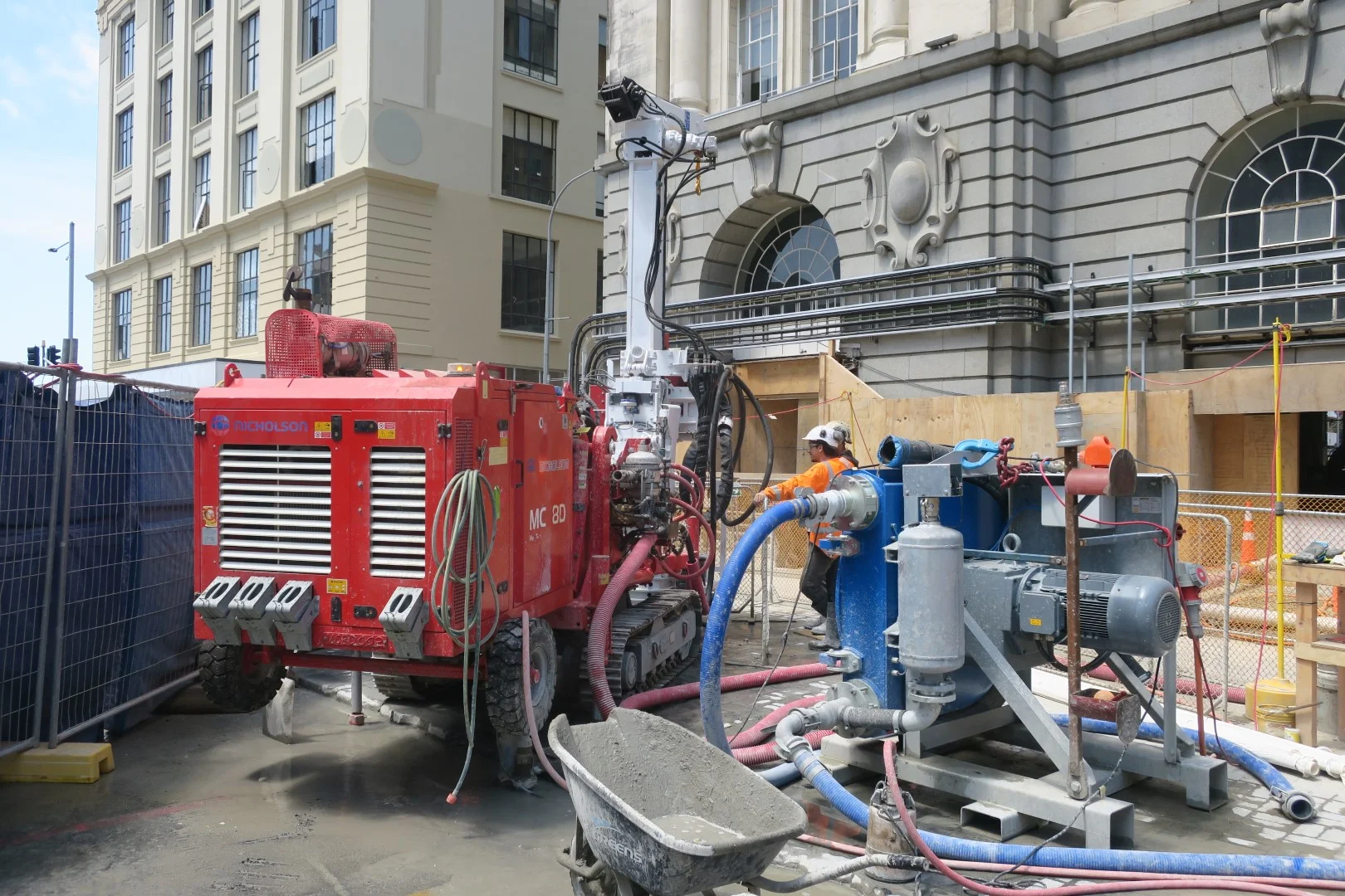 CRL construction in Lower Queen Street December 2017