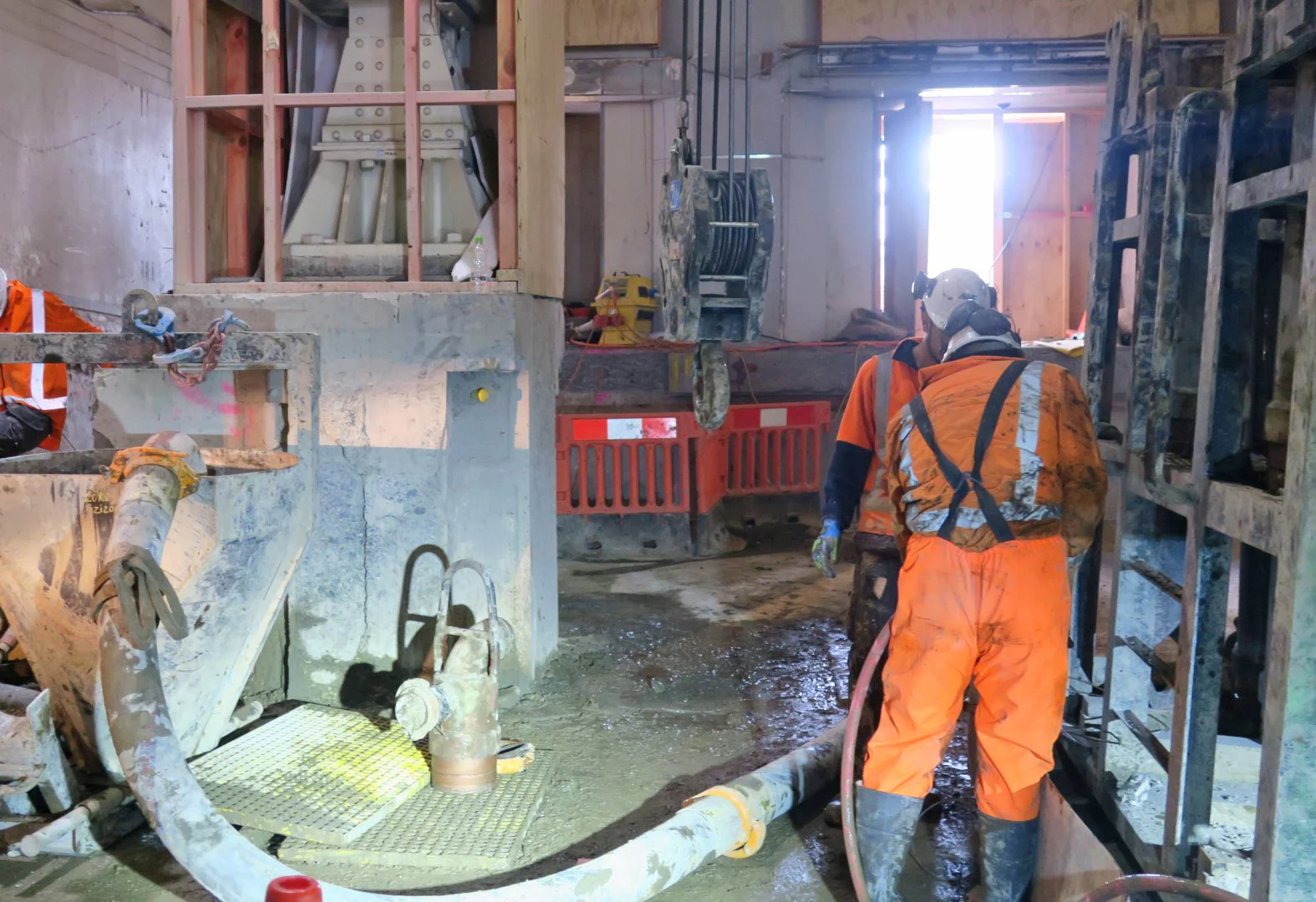 CRL construction work inside the Chief Post Office December 2017