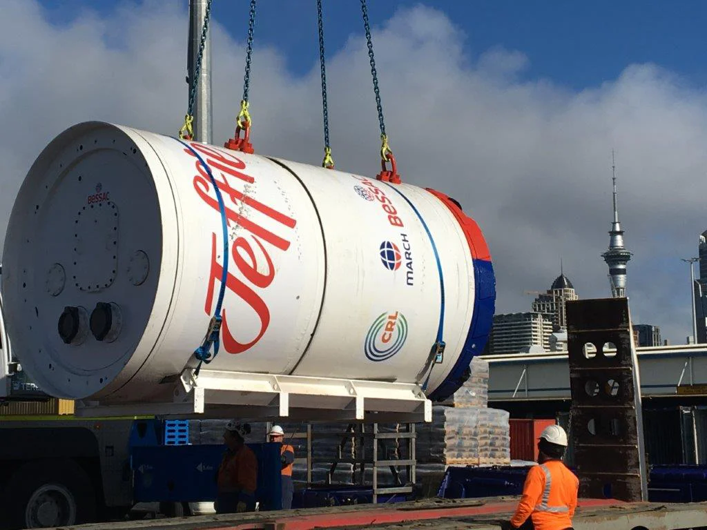 Jeffie arriving in Auckland, July 2018