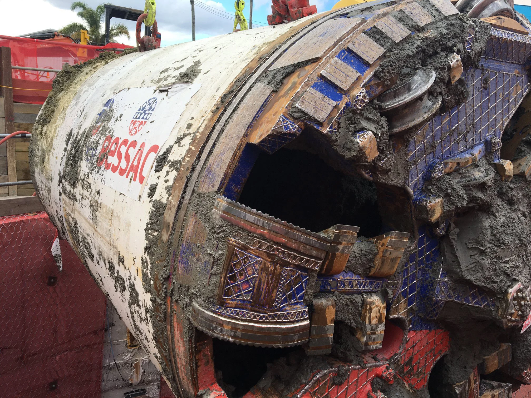 Jeffie after completing her underground journey below Mt Eden for Auckland’s City Rail Link (CRL) project, April 2019