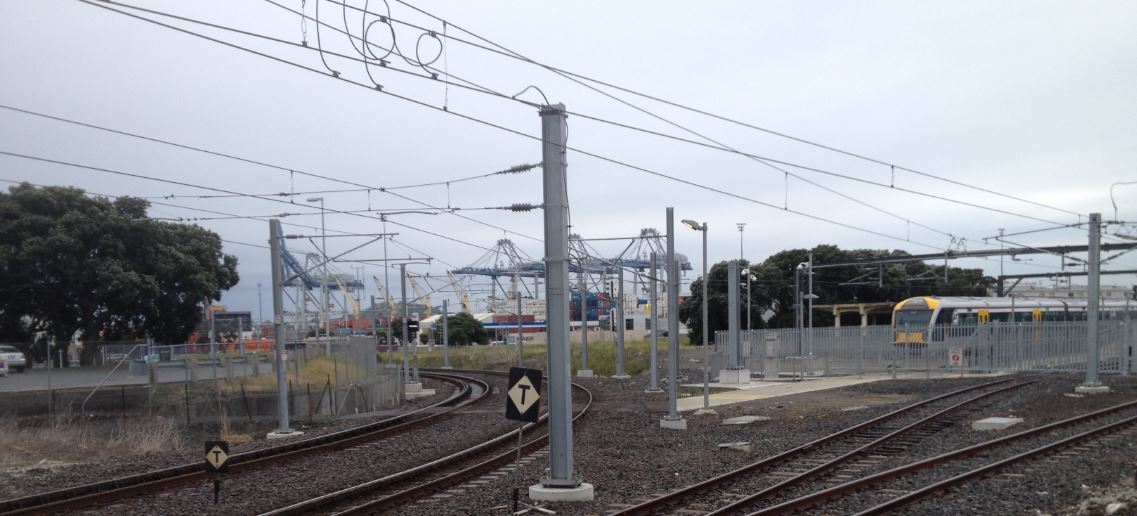  STABLING: The entrance to The Strand stabling yard 