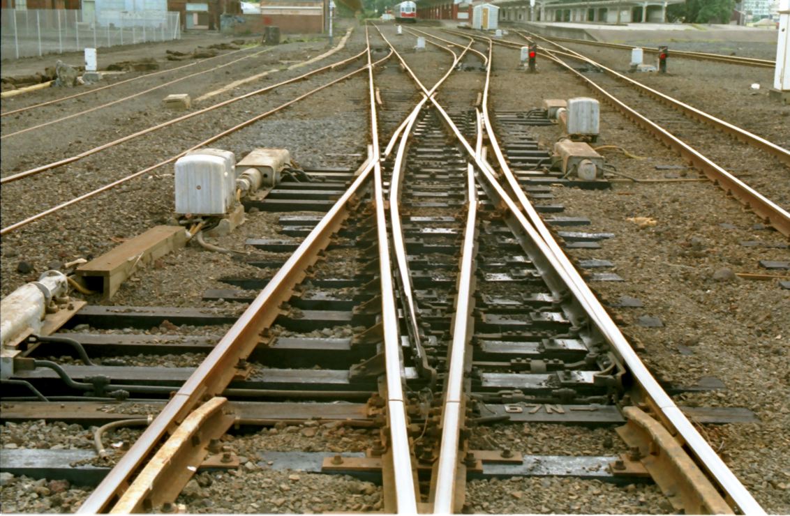  CROSSOVER: The new crossover will enable trains to pass more frequently while entering and exiting Britomart 