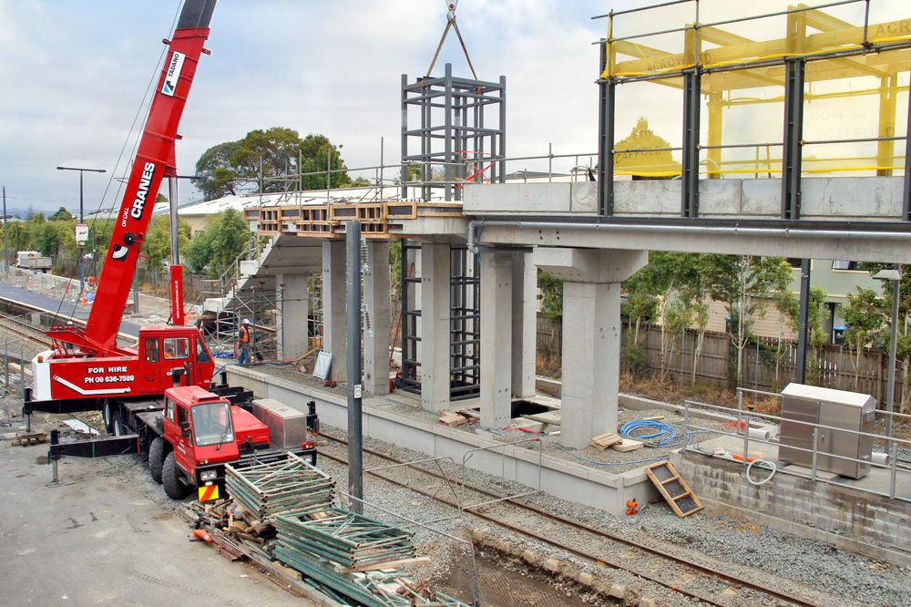   MT ALBERT: The introduction of electrification was accompanied by major improvements to stations and platforms  