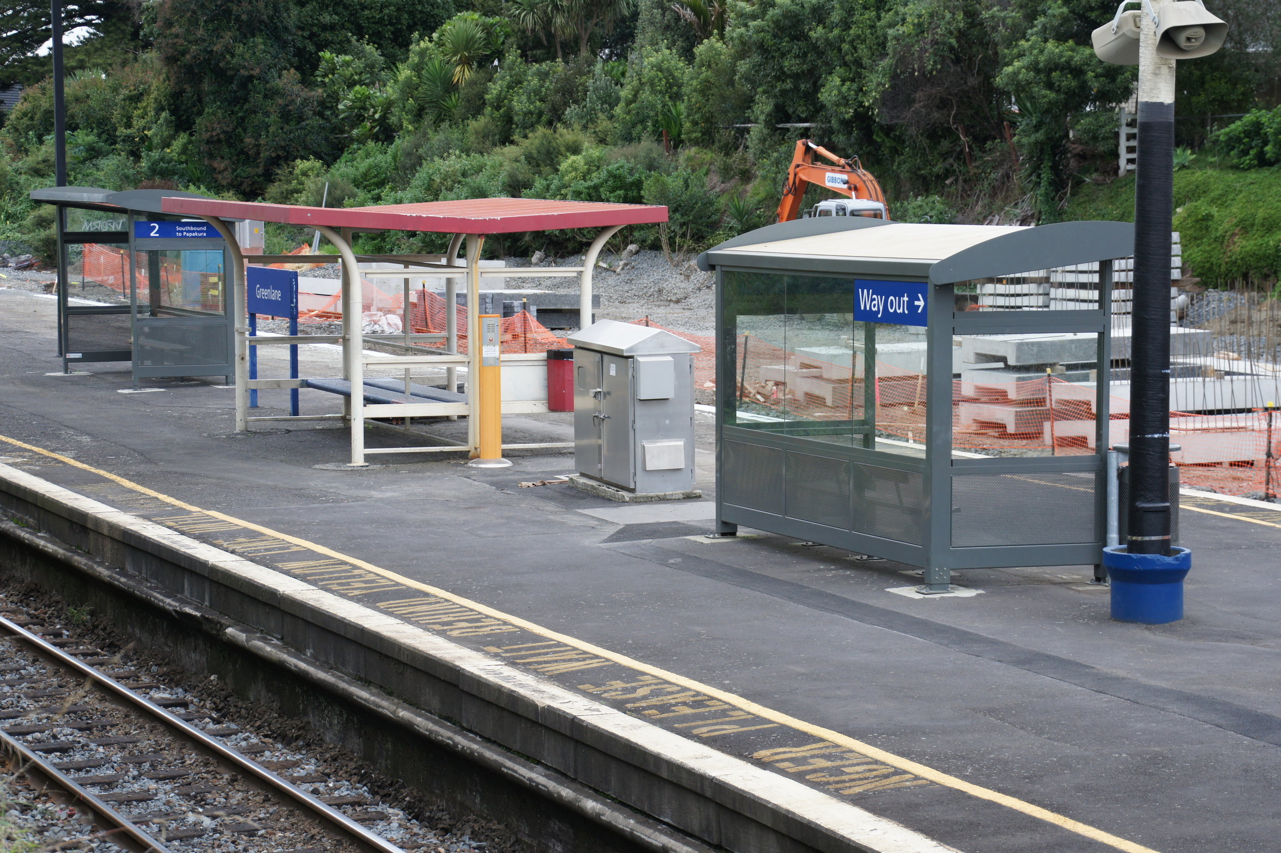 DESOLATE: As the electrification work began, stations like Greenlane looked unappealing and needed an upgrade