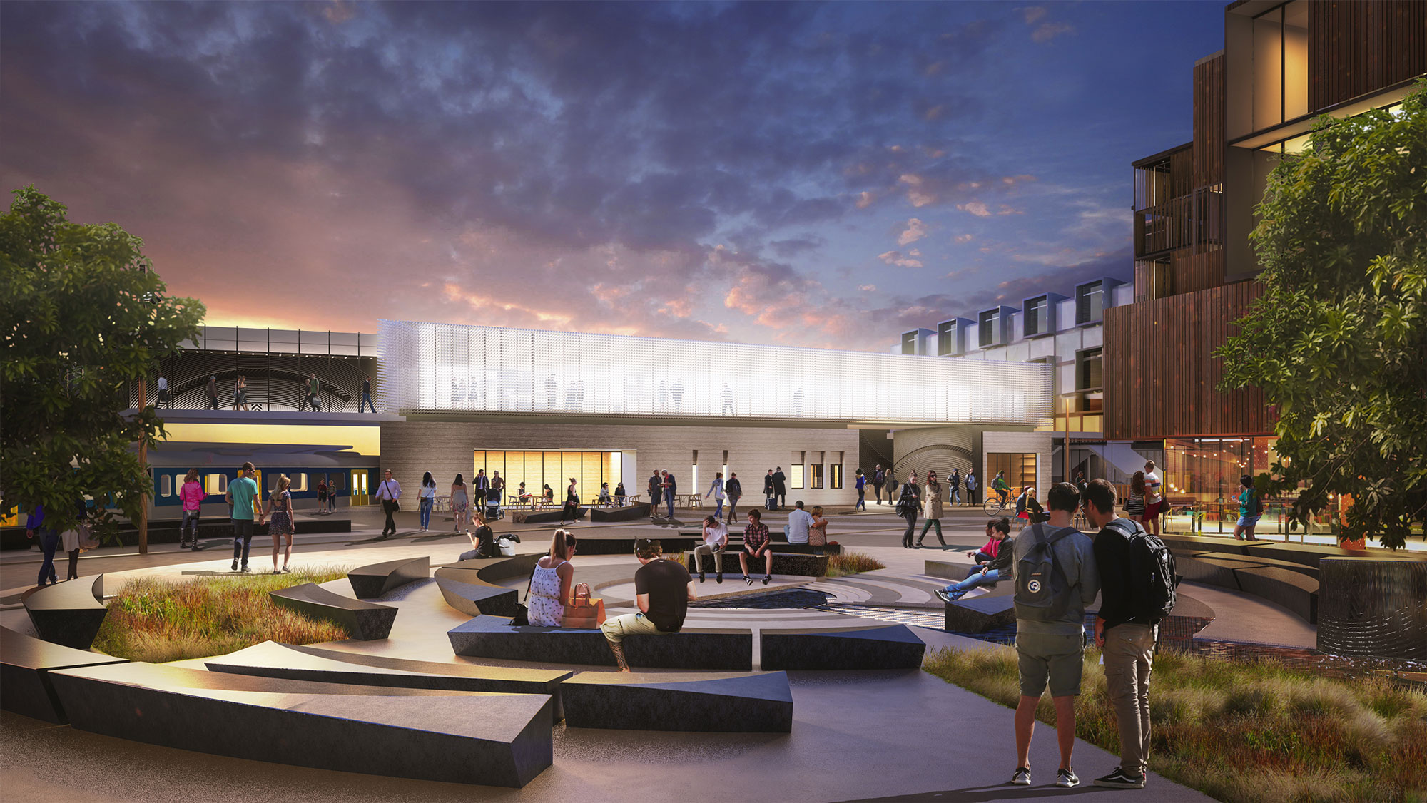 PLAZA: The Mount Eden Station plaza