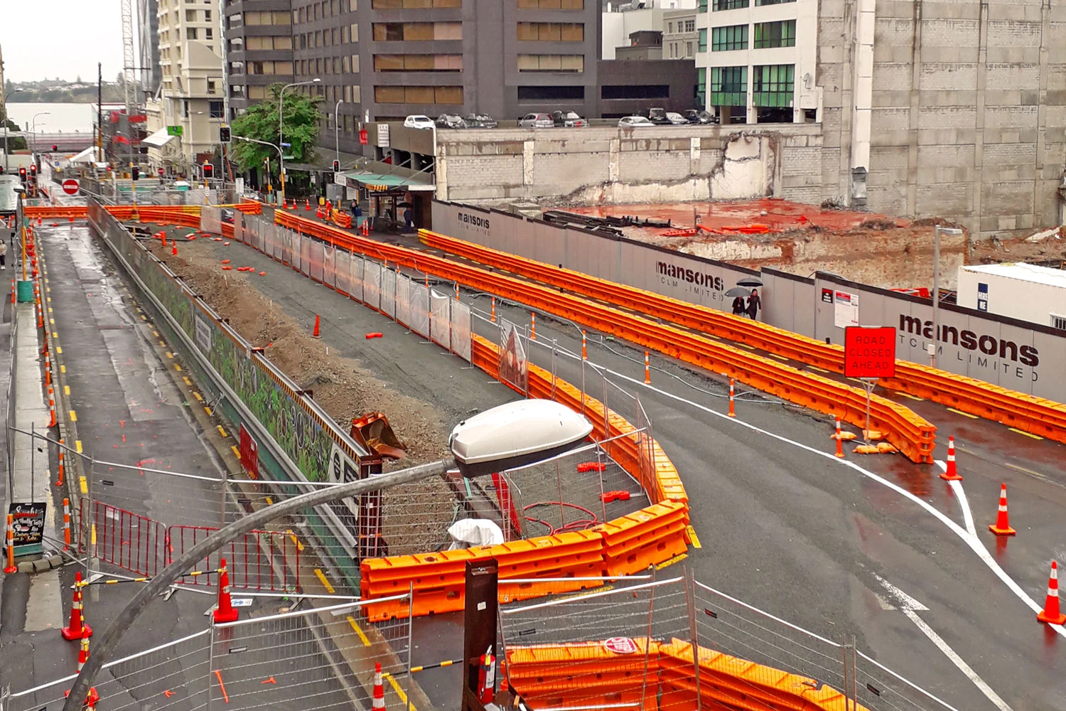 Streetscape along Albert St