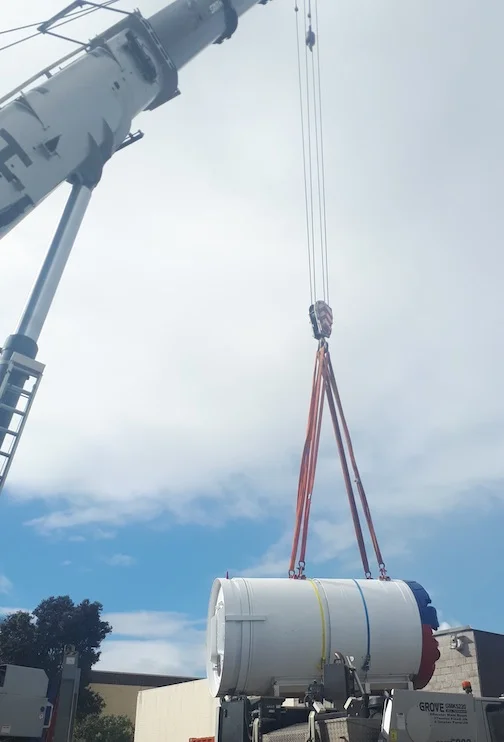 Jeffie on her way to the port June 2019