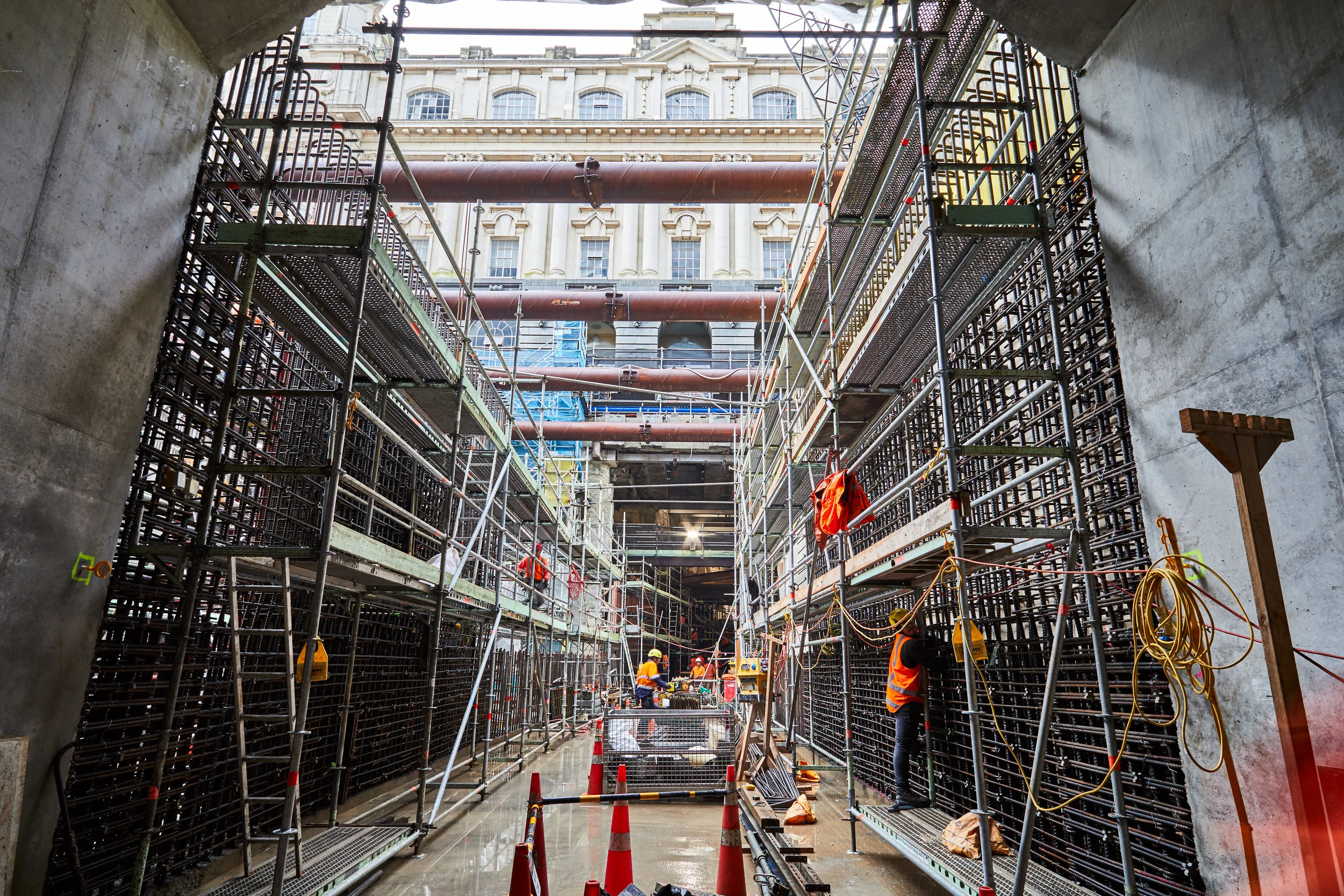 Lower Queen Street tunnel work 26 June 2019