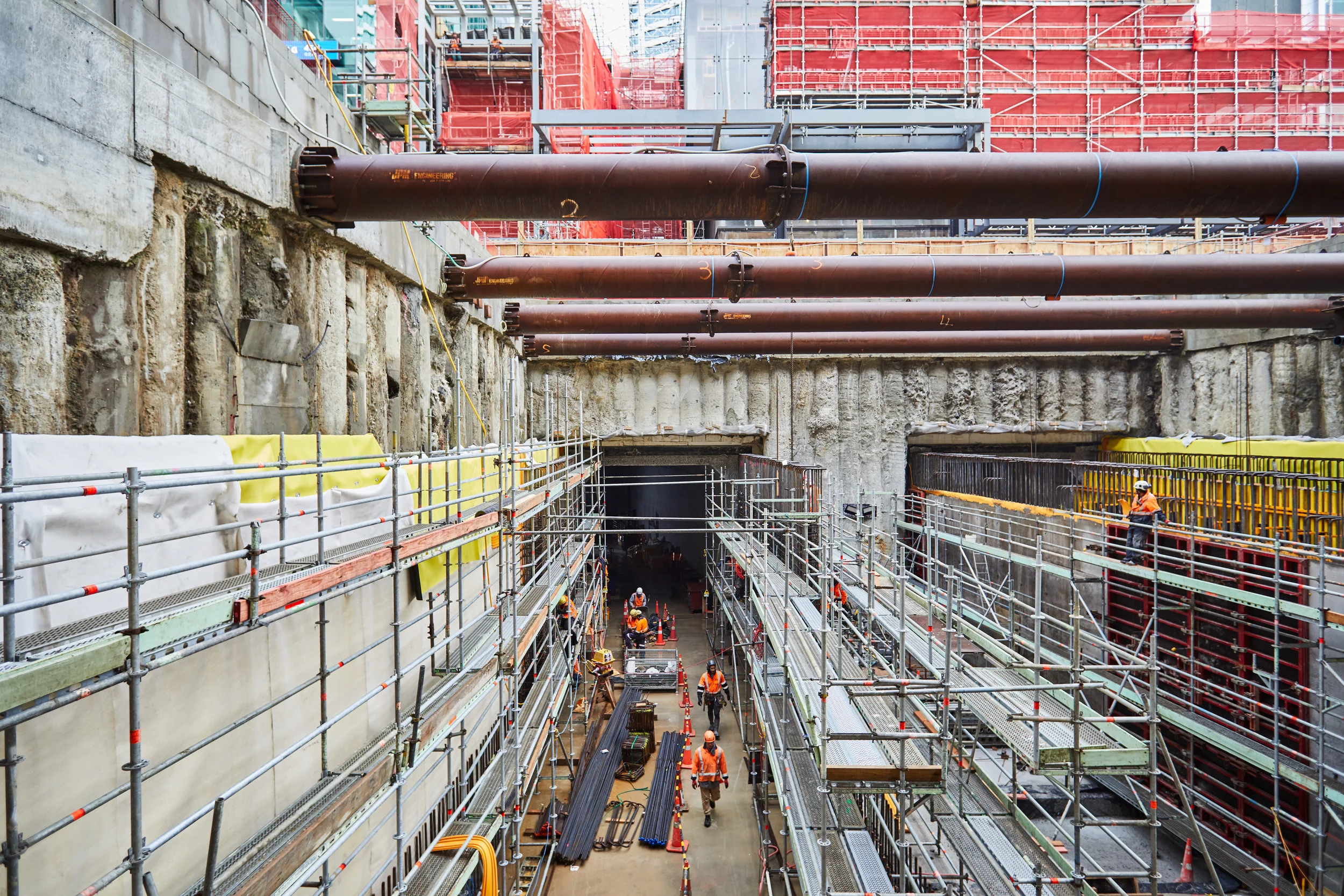 Lower Queen Street tunnel work 26 June 2019