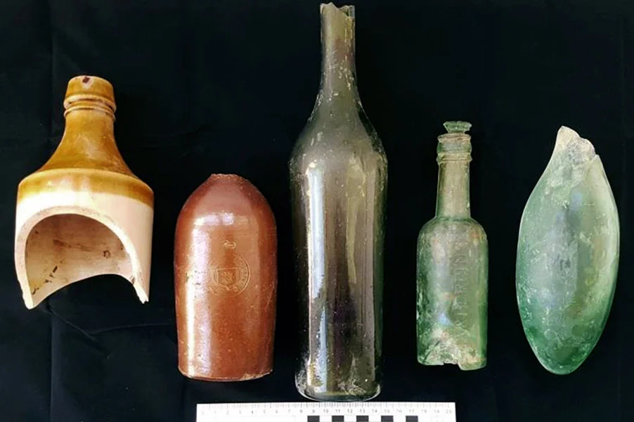 DISCOVERED: Five 19th century vessels found behind the Chief Post Office building