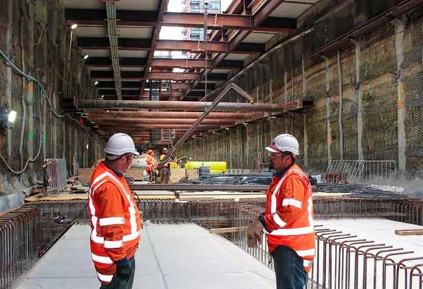 Tunnel construction August 2019