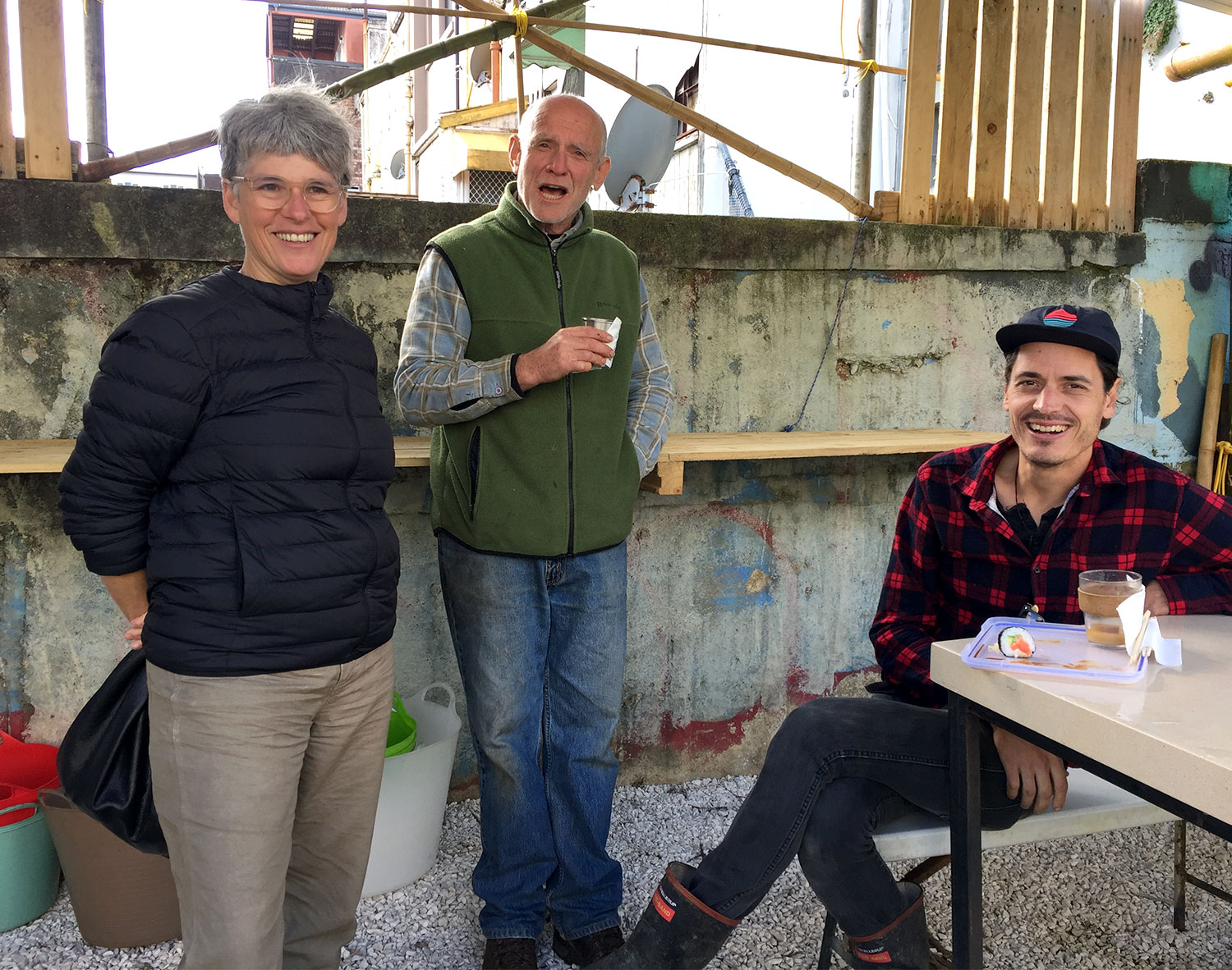 Sarah Smuts-Kennedy, Tim Bowater, Richard Wallis
