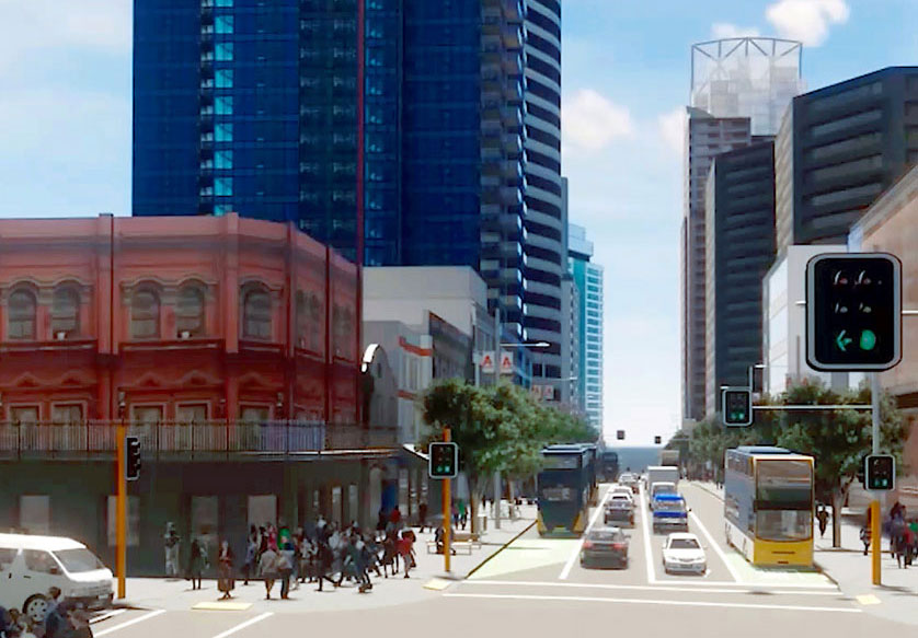 Albert Street enhancements underway