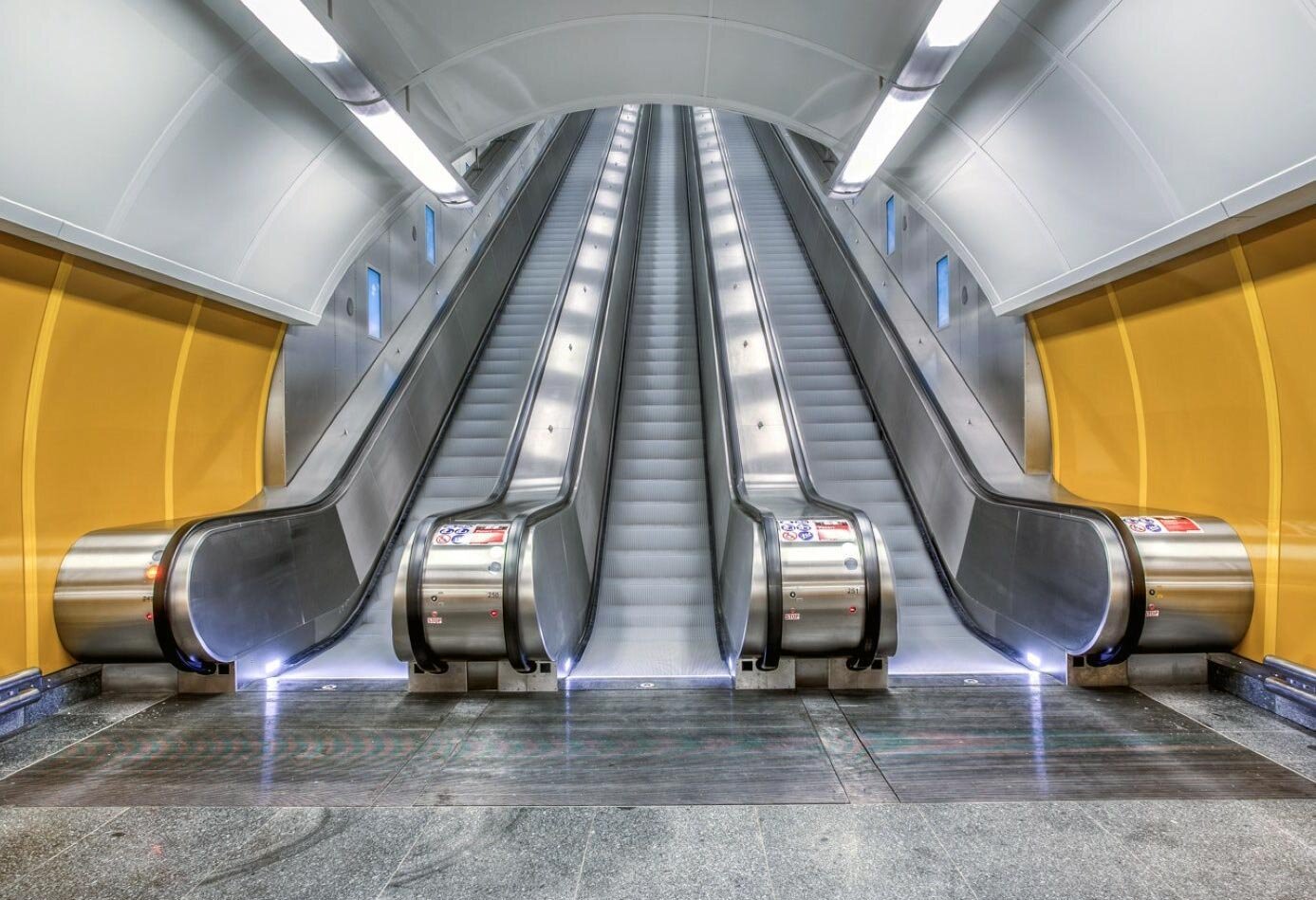   Metro station in Prague, Czech Republic  