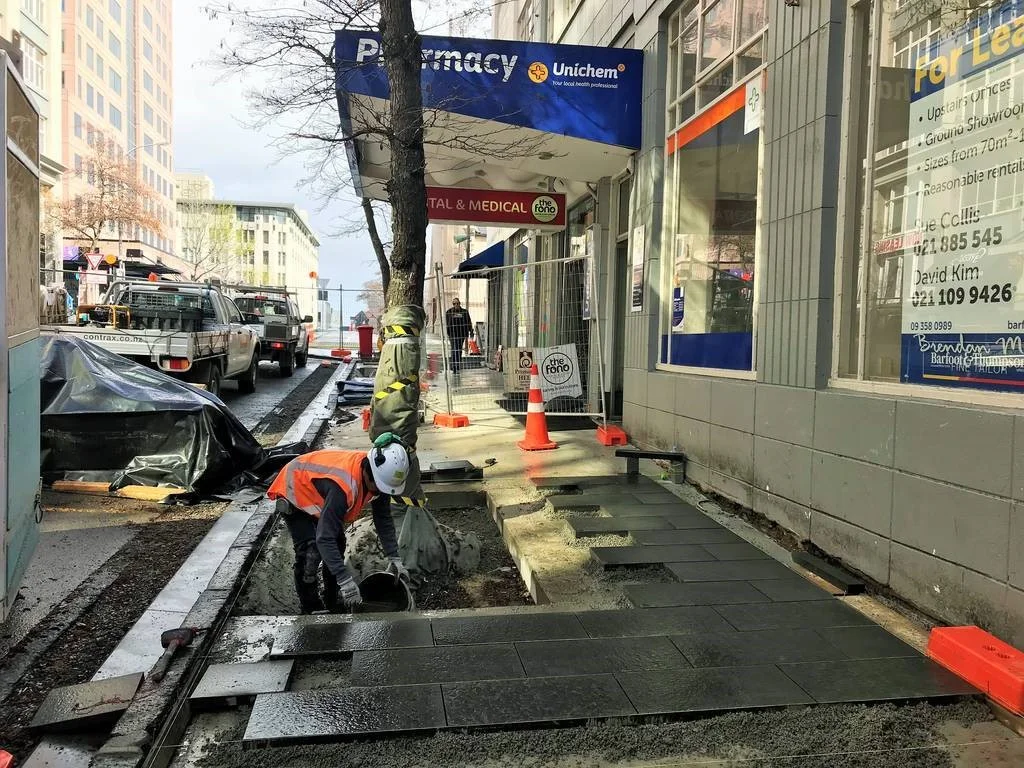 Albert St pavement upgrade September 2019