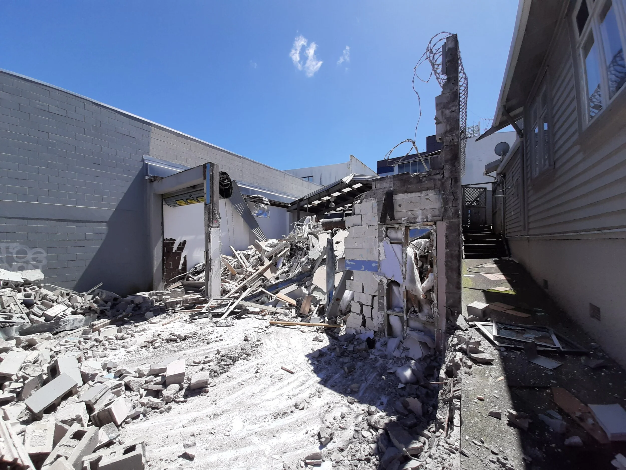 Mt Eden demolition of houses starts