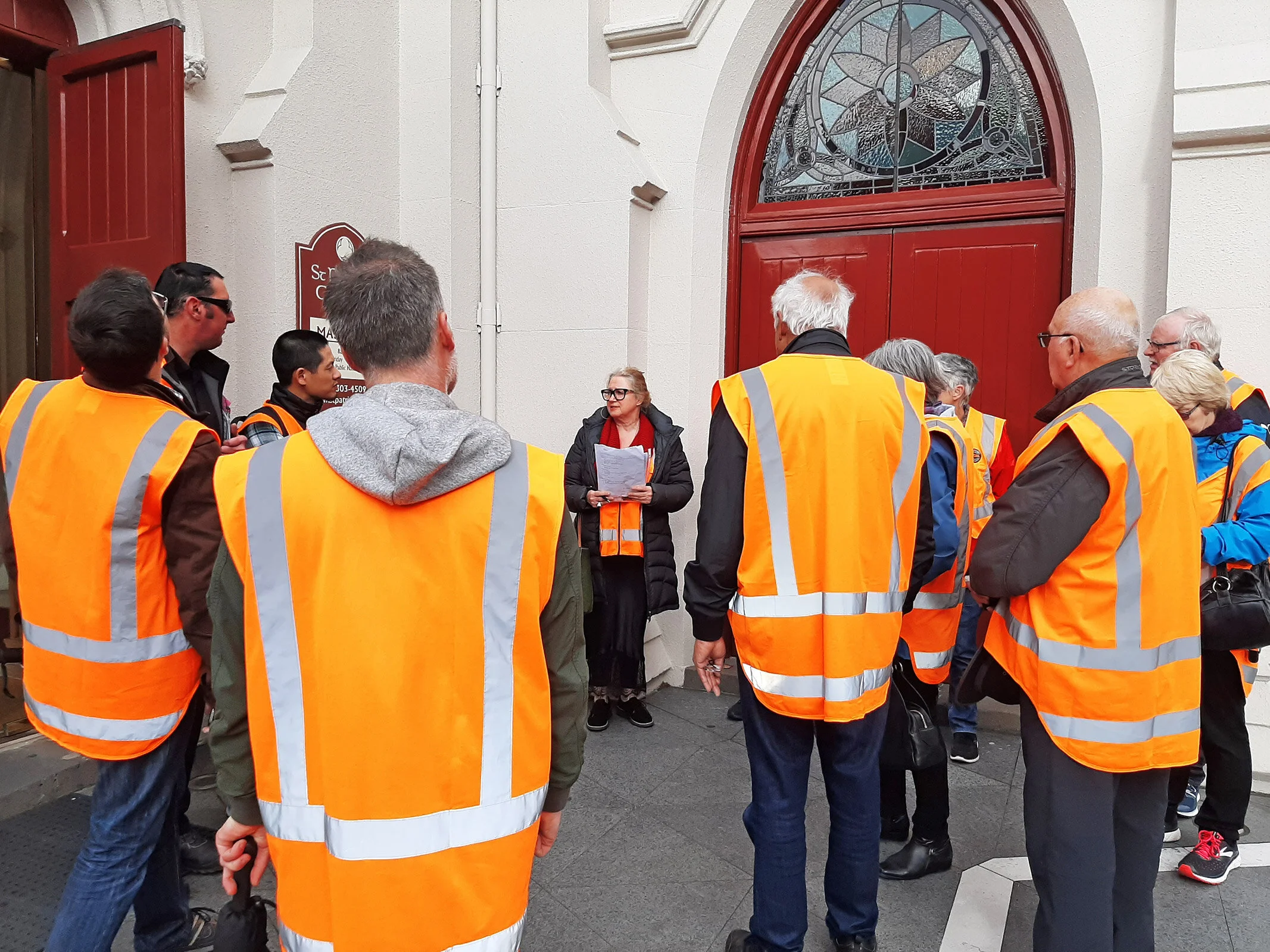   The tours were led by heritage enthusiast Marjorie MacLean  