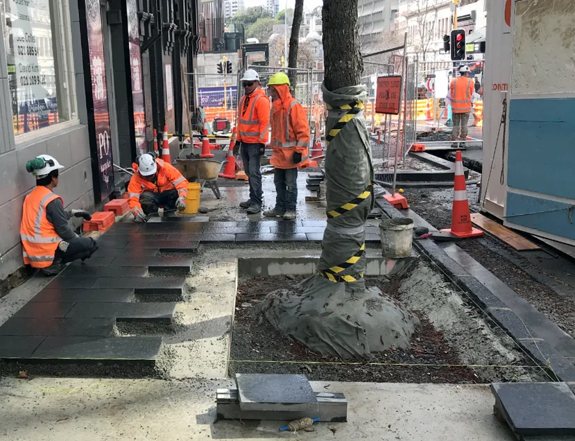 Albert Street paving and beautification underway 