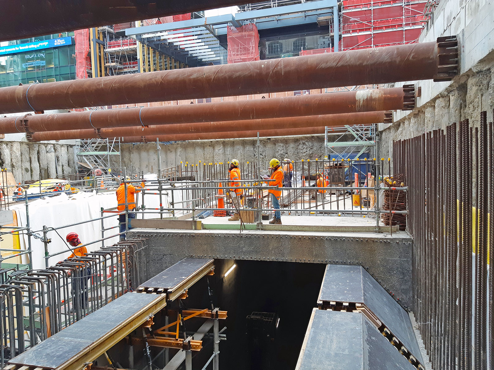 Construction update for the tunnels beneath the CPO building