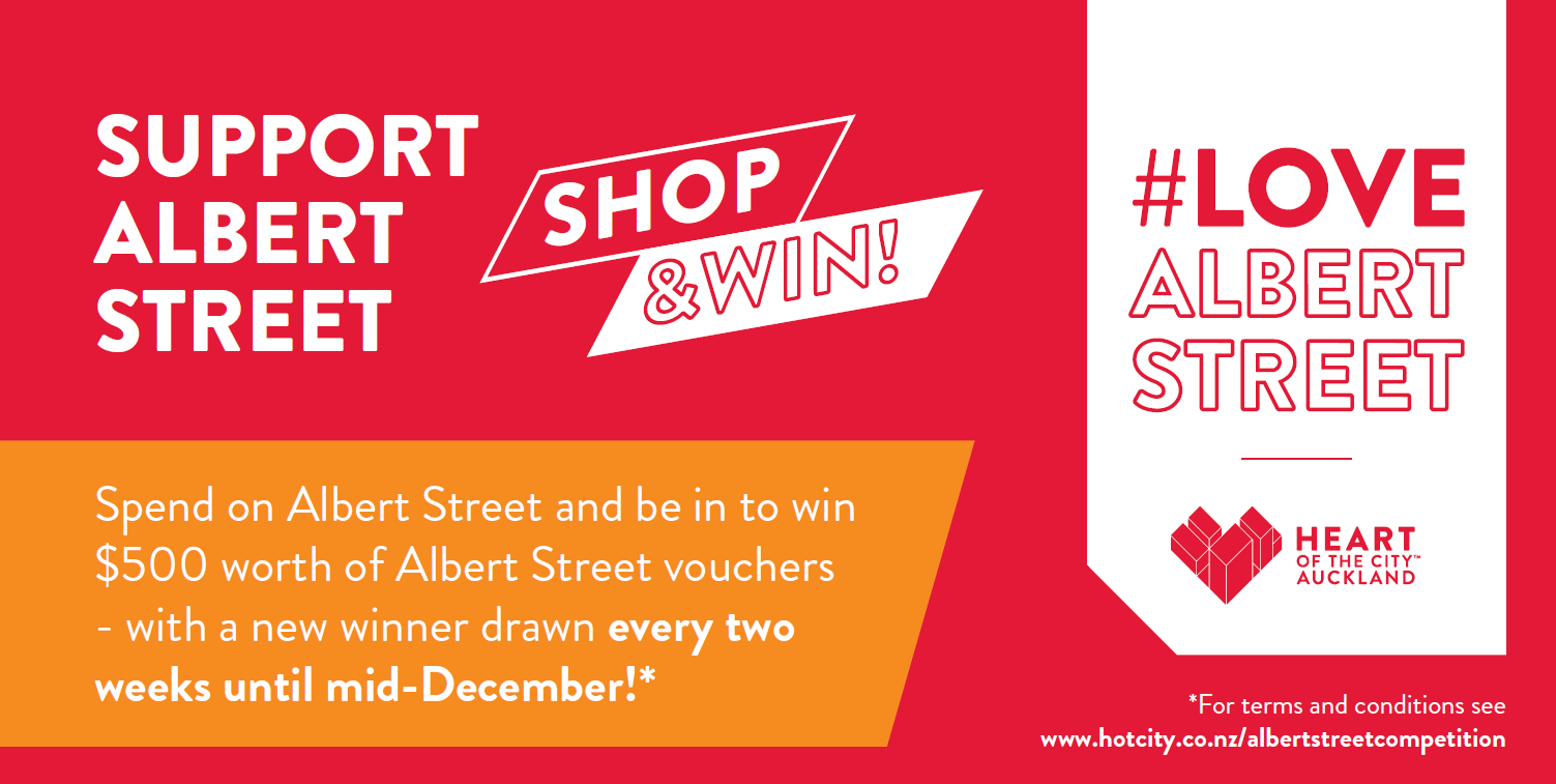 #LoveAlbertStreet Shop &amp; Win promotion